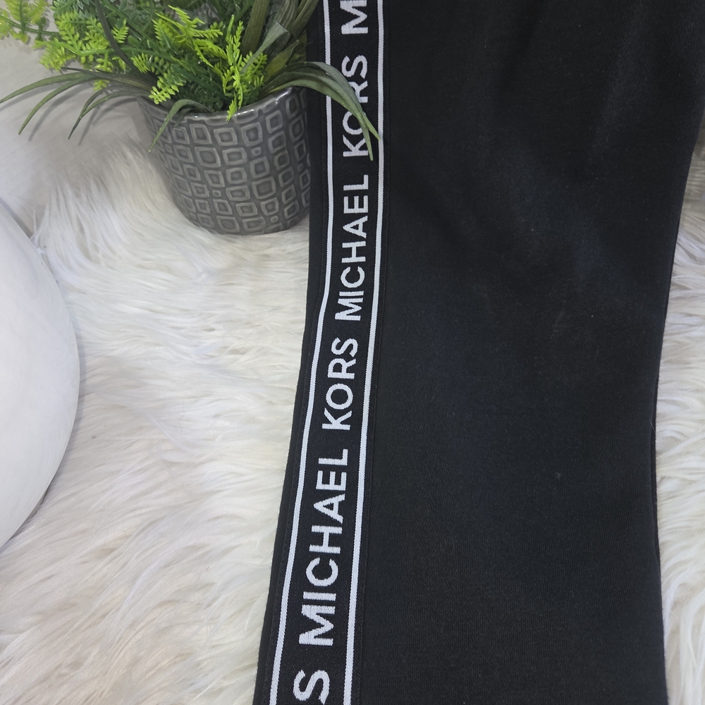 Michael Kors Black Logo-Trim Hoodie & Joggers Set - Picture 9 of 15